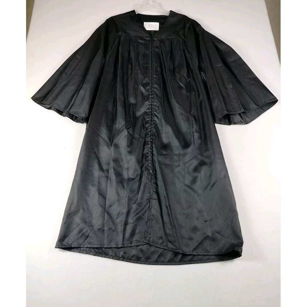 Jostens Graduation Gown 6'1 6'2 Black Bachelor's‎ College Academics School